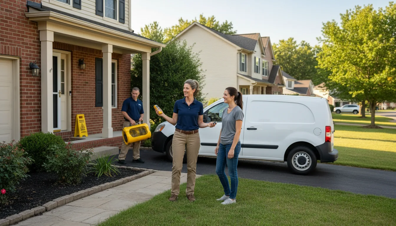 Residential water damage restoration in Chalmette, LA